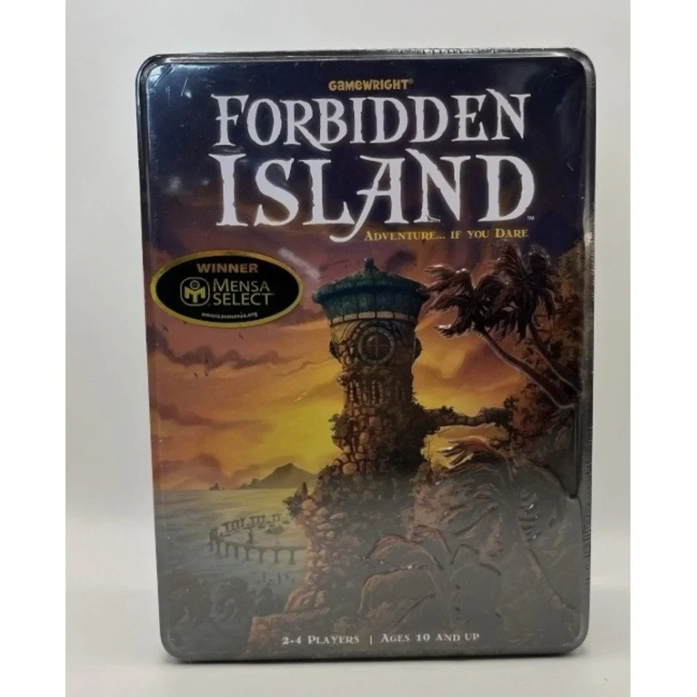 Forbidden Island Board Game Gamewright Tin Edition NEW SEALED 2-4 Players